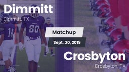 Matchup: Dimmitt vs. Crosbyton  2019
