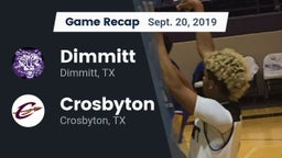 Recap: Dimmitt  vs. Crosbyton  2019