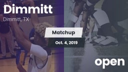 Matchup: Dimmitt vs. open 2019