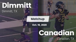 Matchup: Dimmitt vs. Canadian  2020