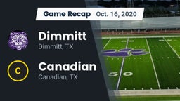 Recap: Dimmitt  vs. Canadian  2020