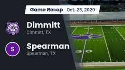 Recap: Dimmitt  vs. Spearman  2020