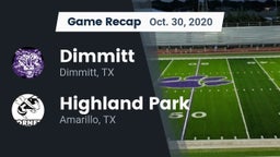 Recap: Dimmitt  vs. Highland Park  2020