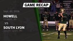 Recap: Howell  vs. South Lyon  2016