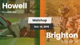 Matchup: Howell vs. Brighton  2016