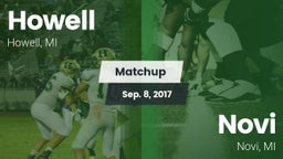 Matchup: Howell vs. Novi  2017