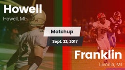 Matchup: Howell vs. Franklin  2017
