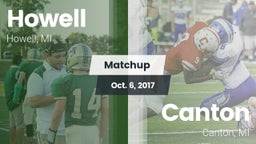 Matchup: Howell vs. Canton  2017