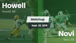 Matchup: Howell vs. Novi  2019