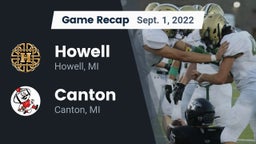 Recap: Howell  vs. Canton  2022