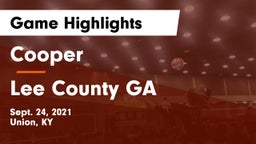Cooper  vs Lee County GA Game Highlights - Sept. 24, 2021
