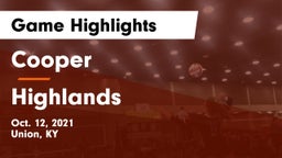 Cooper  vs Highlands Game Highlights - Oct. 12, 2021