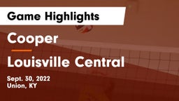 Cooper  vs Louisville Central  Game Highlights - Sept. 30, 2022