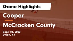 Cooper  vs McCracken County  Game Highlights - Sept. 24, 2022