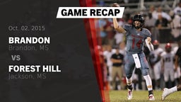 Recap: Brandon  vs. Forest Hill  2015