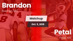 Matchup: Brandon vs. Petal  2018