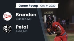Recap: Brandon  vs. Petal  2020