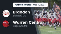 Recap: Brandon  vs. Warren Central  2021
