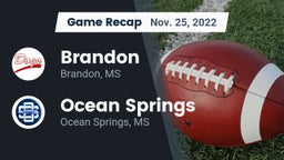 Recap: Brandon  vs. Ocean Springs  2022