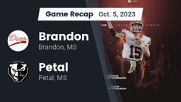 Recap: Brandon  vs. Petal  2023