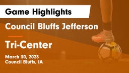 Council Bluffs Jefferson  vs Tri-Center  Game Highlights - March 30, 2023