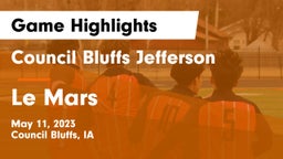 Council Bluffs Jefferson  vs Le Mars  Game Highlights - May 11, 2023