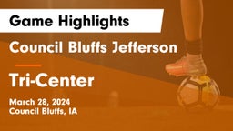 Council Bluffs Jefferson  vs Tri-Center  Game Highlights - March 28, 2024