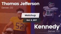 Matchup: Thomas Jefferson vs. Kennedy  2017