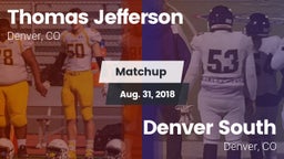 Matchup: Thomas Jefferson vs. Denver South  2018