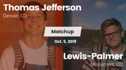 Matchup: Thomas Jefferson vs. Lewis-Palmer  2018