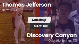 Matchup: Thomas Jefferson vs. Discovery Canyon  2018