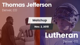 Matchup: Thomas Jefferson vs. Lutheran  2018