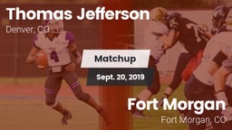 Matchup: Thomas Jefferson vs. Fort Morgan  2019