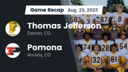 Recap: Thomas Jefferson  vs. Pomona  2023