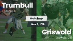 Matchup: Trumbull vs. Griswold  2018