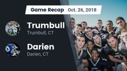 Recap: Trumbull  vs. Darien  2018