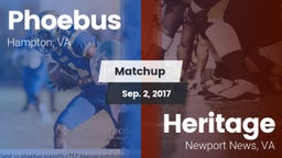 Matchup: Phoebus vs. Heritage  2017