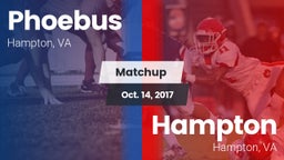 Matchup: Phoebus vs. Hampton  2017