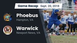 Recap: Phoebus  vs. Warwick  2018