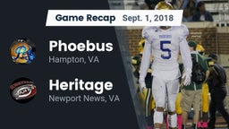 Recap: Phoebus  vs. Heritage  2018