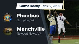 Recap: Phoebus  vs. Menchville  2018
