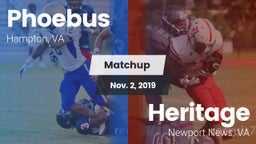 Matchup: Phoebus vs. Heritage  2019