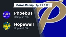 Recap: Phoebus  vs. Hopewell  2021