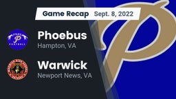 Recap: Phoebus  vs. Warwick  2022