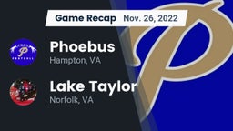 Recap: Phoebus  vs. Lake Taylor  2022