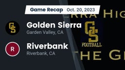 Recap: Golden Sierra  vs. Riverbank  2023