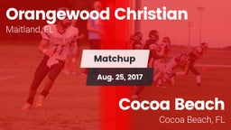 Matchup: Orangewood Christian vs. Cocoa Beach  2017