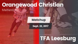 Matchup: Orangewood Christian vs. TFA Leesburg 2017