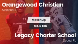 Matchup: Orangewood Christian vs. Legacy Charter School 2017