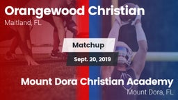 Matchup: Orangewood Christian vs. Mount Dora Christian Academy 2019